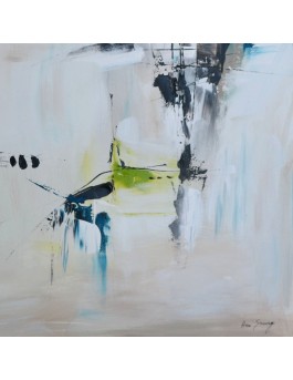 tableau abstrait contemporain épuré