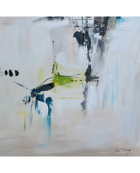 tableau abstrait contemporain épuré