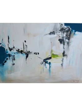 tableau abstrait épuré