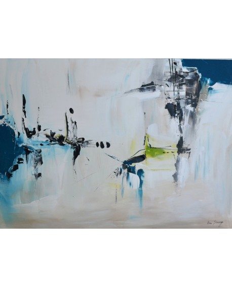 tableau abstrait épuré