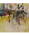 tableau abstrait coloré