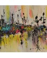 tableau abstrait coloré