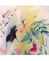 tableau contemporain de fleurs