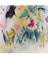 tableau contemporain de fleurs