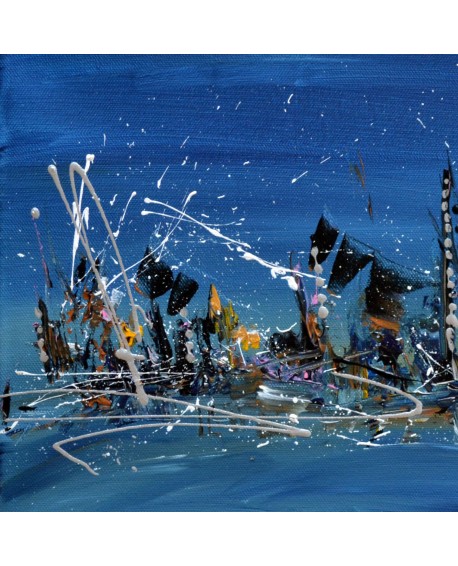tableau design bleu