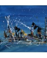tableau design bleu