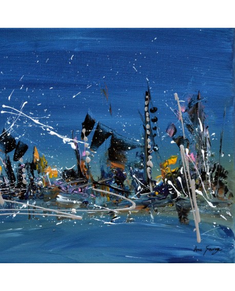 tableau design bleu