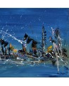 tableau design bleu