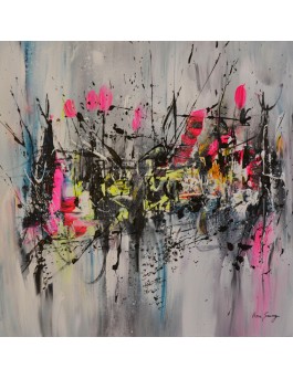 tableau peint à la main