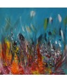 peinture moderne multicolore