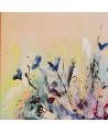 tableau abstrait pastel