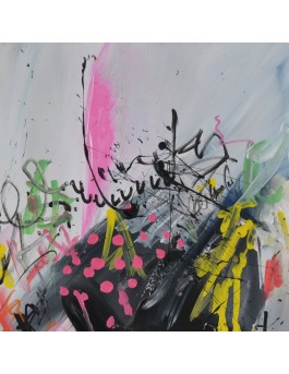 tableau moderne peint à la main