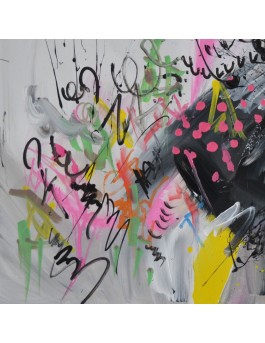 tableau moderne peint à la main