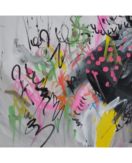 tableau moderne peint à la main
