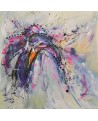 petit tableau abstrait coloré