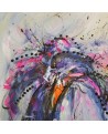 petit tableau abstrait coloré
