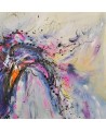 petit tableau abstrait coloré