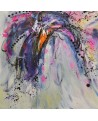 petit tableau abstrait coloré