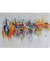 peinture abstraite moderne colorée