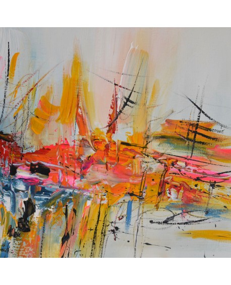 peinture abstraite moderne colorée