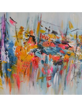 peinture abstraite moderne colorée
