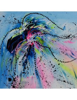 peinture moderne colorée