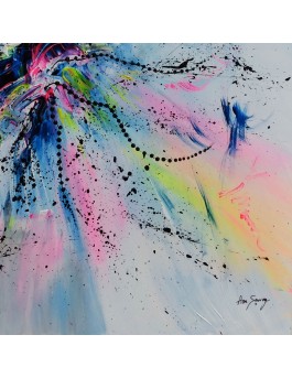 peinture moderne colorée