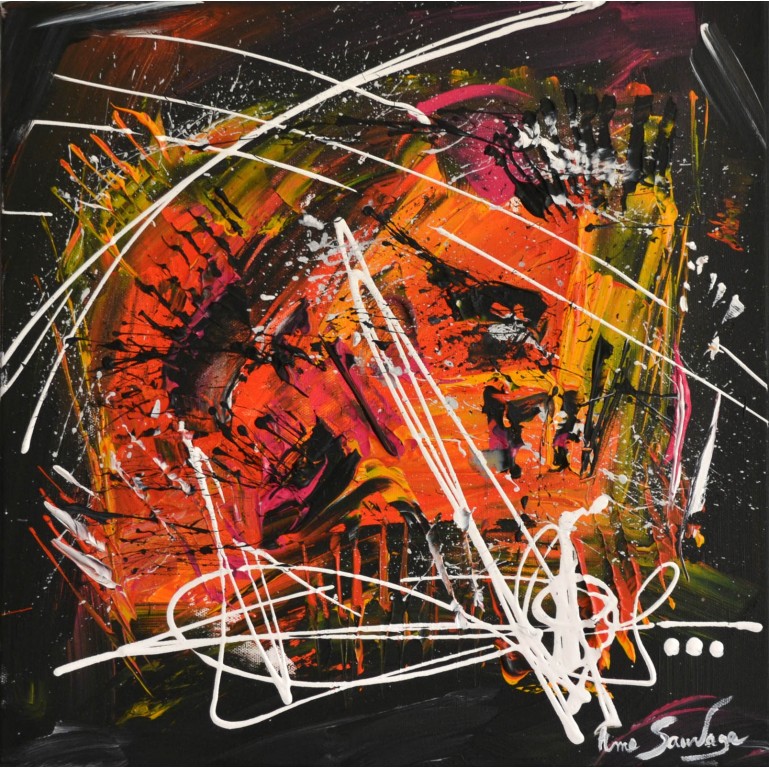 peinture moderne design et flashy