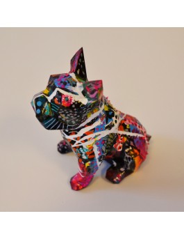 sculpture bouledogue français
