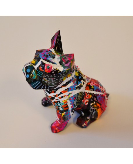 sculpture bouledogue français