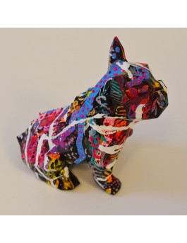 sculpture bouledogue français