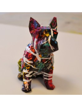 sculpture bouledogue français