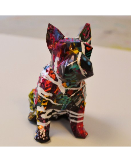 sculpture bouledogue français