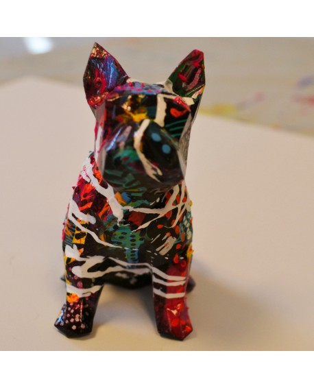 sculpture bouledogue français