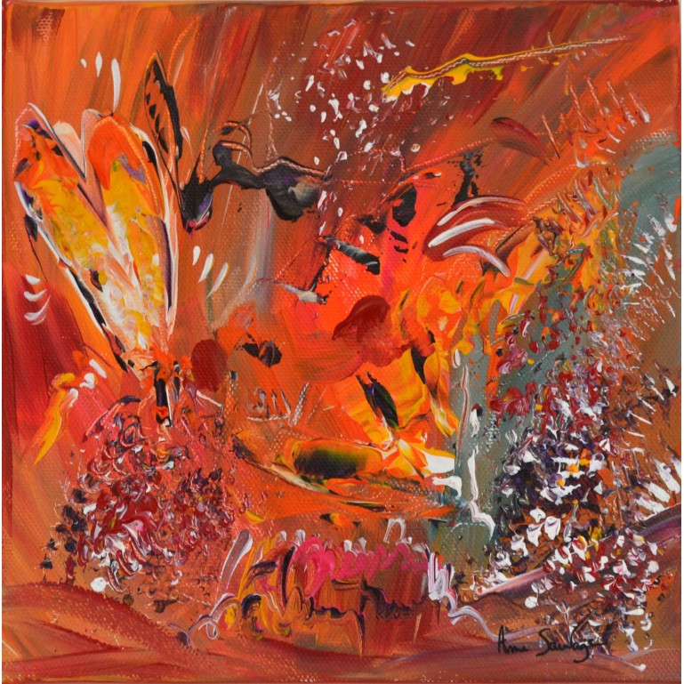 Joie festive - Peinture abstraite contemporaine