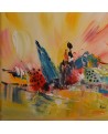 petit tableau jaune bleu rouge