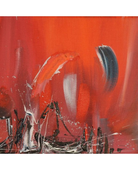 peinture marine rouge noir
