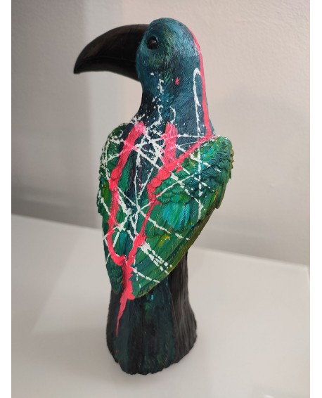 Sculpture contemporaine toucan