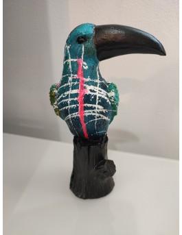 Sculpture contemporaine toucan