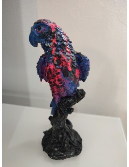 Sculpture contemporaine perroquet
