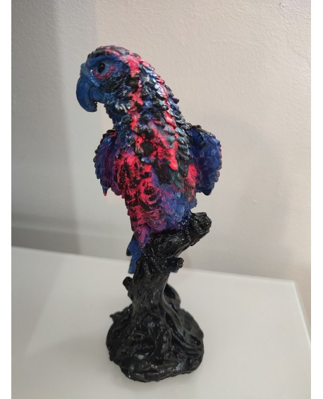 Sculpture contemporaine perroquet
