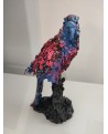 Sculpture contemporaine perroquet