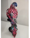 Sculpture contemporaine perroquet