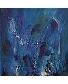 petit tableau abstrait bleu