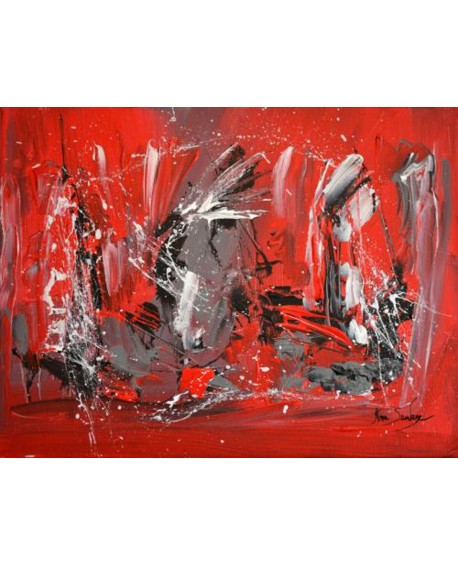 tableau rouge et noir
