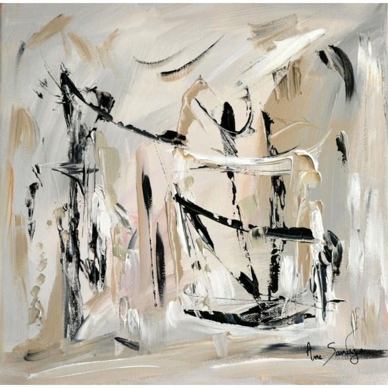 Tableau gris Haut perché