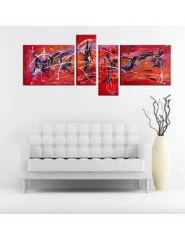 tableau quadriptyque moderne