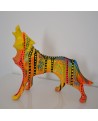 sculpture statue loup pop art