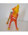 sculpture statue loup pop art