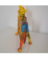 sculpture statue loup pop art